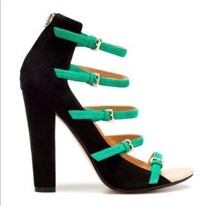 Zara two-toned strappy sandals
